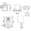 CF14 JL-02 Flasher Relay 3-Pin LED Flasher Relay for Hyper