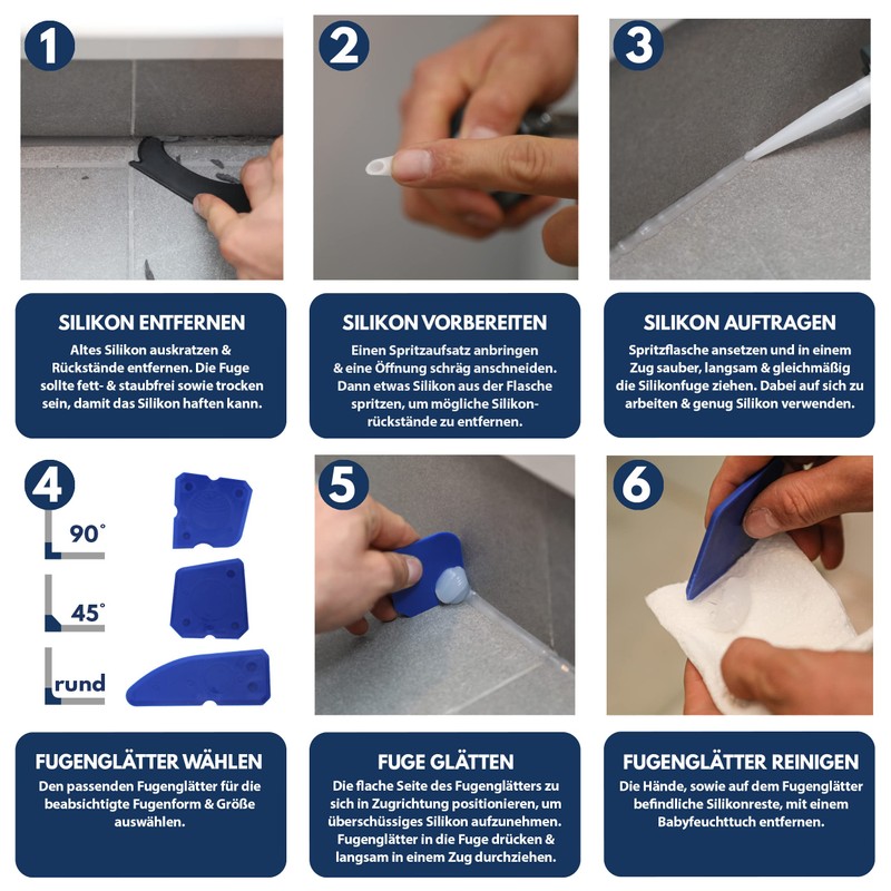 NEUFELD® Joint smoother set (7 pieces) (7 pieces).