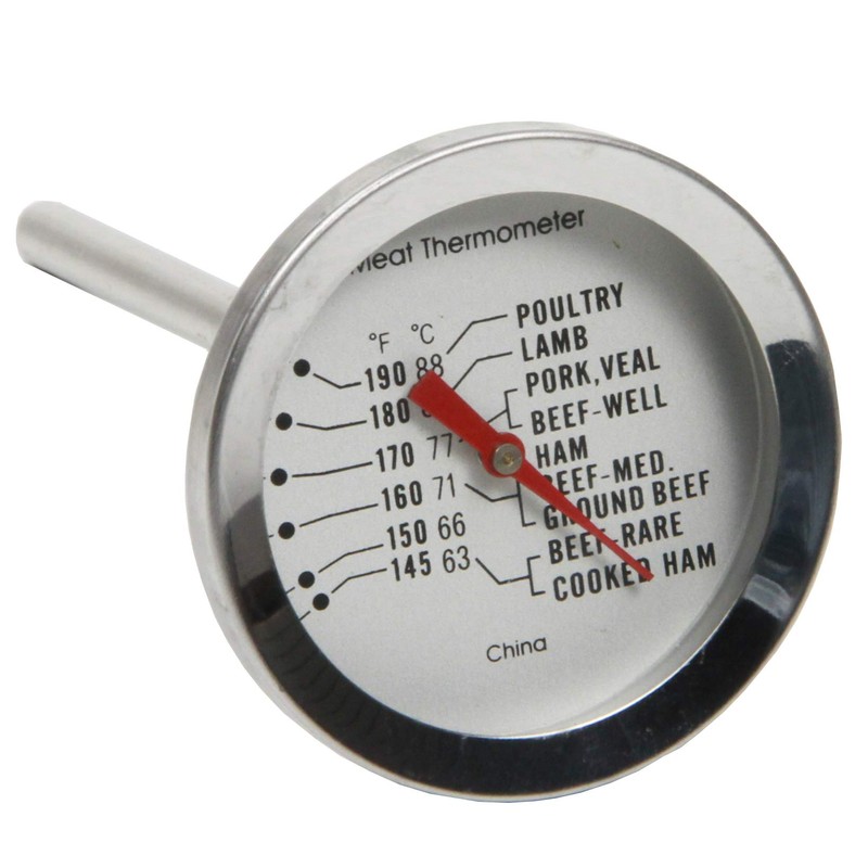 Chef Craft 140-190-Degree Stainless Steel Meat Thermometer