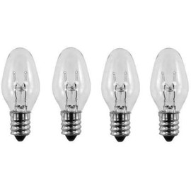EFP Replacement Bulb for Scentsy Plug in Nightlight Wax Warmers and Diffusers| 15 Watt, 120 Volt Dimmable Bulb with a Screw-in Base - Includes 4 Bulbs