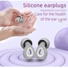 35DB sleep noise-cancelling earplugs, reusable hearing protection earplugs for swimming,