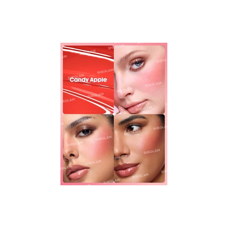 SHEGLAM Color Bloom Liquid Blush-Candy Apple