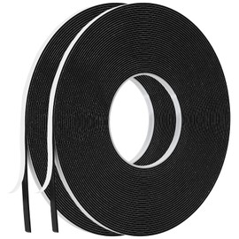 GZXUNFA 2 Roll of Black Double Sided Foam Tape,PE Foam Tape,Sponge Soft Mounting Adhesive Tape (1/4 Inch by 50 Feet)