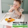 Concession Essentials- Foam Containers 3 Compartment / 9" x 9"