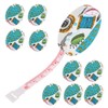 10pcs Tape Measure Portable Retractable Ruler Cloth Body Tape Measure