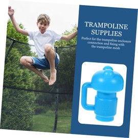 Totority 6pcs Professional Trampoline Rod Covers Protective Caps for Trampoline Poles Easy Installation Durable Design for Secure Safety Net Attachment