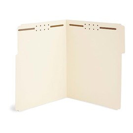 Staples 10% Recycled Reinforced Classification Folder, 2-inch Expansion, Letter Size, Manila, 100/Carton (ST831099/8310VS)