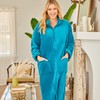 Alexander Del Rossa Long Zip Up Robes - Plush Zipper