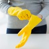 1x Extra Large Yellow Industrial Cleaning & Washing Up Rubber