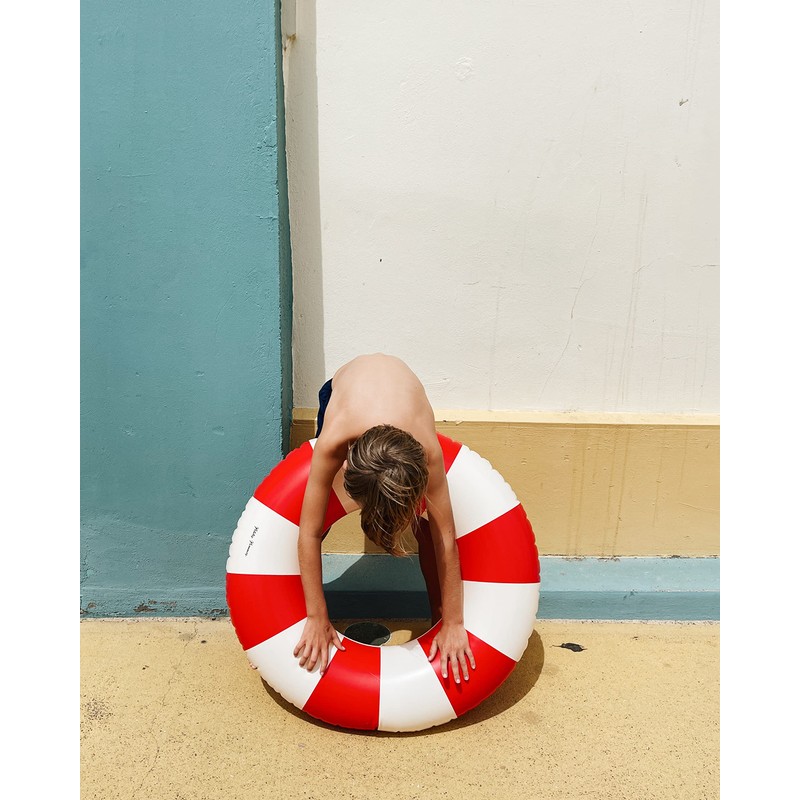 Petites Pommes Classic Striped Swim Ring Pool Float for Children