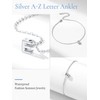 SILVERCUTE N Anklets for Women Silver Summer Beach Barefoot Jewelry