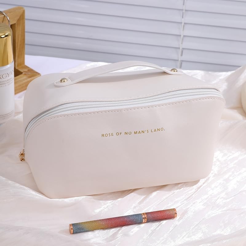 Travel Makeup Bag,Large Capacity Cosmetic Bags for Women,Waterproof Portable Pouch
