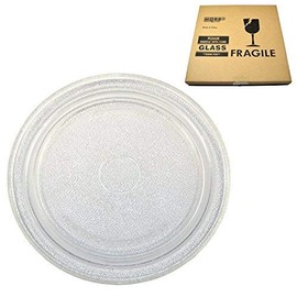 HQRP 10-3/4 inch Glass Turntable Tray fits Sharp R1F80W R1M50 R1M50A R200LW R201 R4180WA R4180Y R4180YA R4275 R4280 R4280A R2A47 R2A52B R2A54 R2A54 R2A82B Microwave Oven Cooking Plate + HQRP Coaster