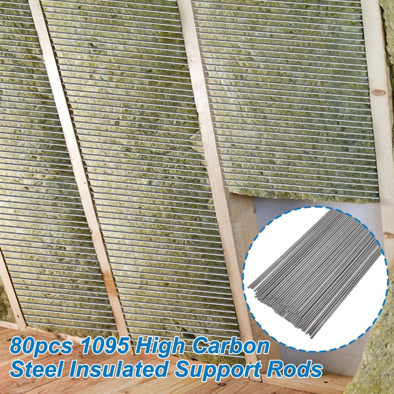 80 PCS Insulation Support Wire 16 Inch 1095 High Carbon
