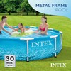 Intex 28206EH Large Round Above Ground Swimming Pool with Reinforced