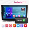 UNITOPSCI 9 Inch Double Din Android Car Stereo with Wireless