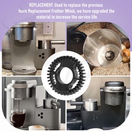 3 Pack Replacement Frother Whisk for Keurig K-Café, Cappuccino Maker & Coffee Latte Compatible With Keurig K-Café, K-Café Special Edition