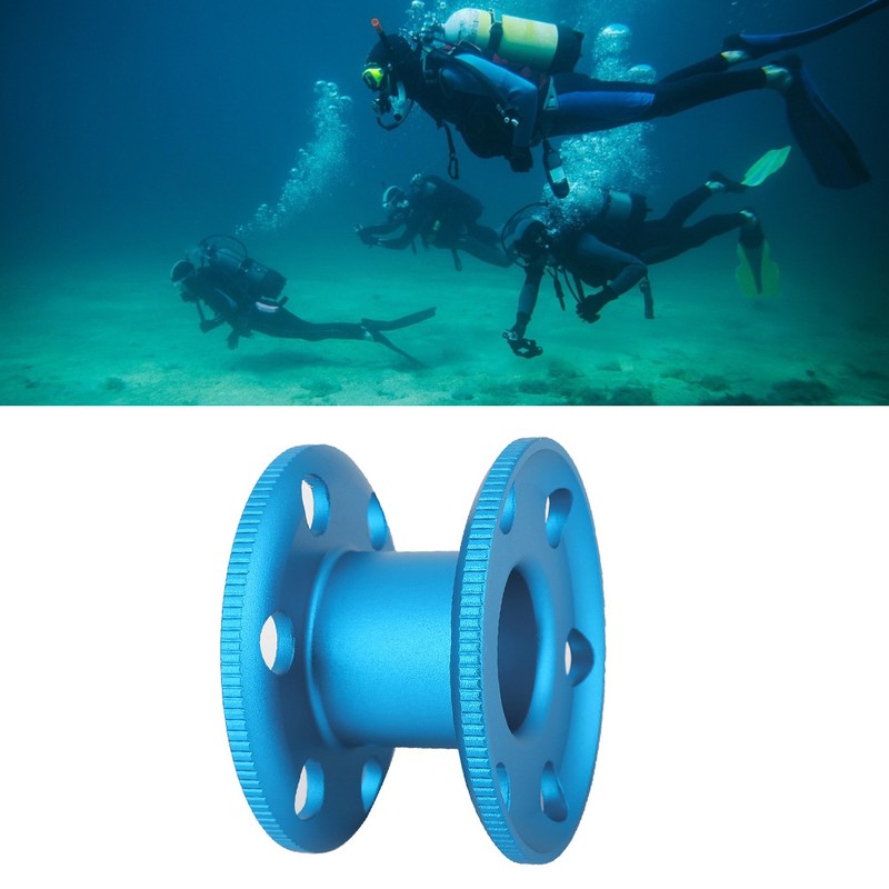 Aluminum Alloy Scuba Diving Finger Spool Reel Diver Underwater Snorkeling