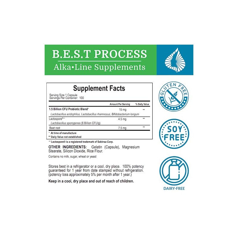Alkadophilus - Probiotics Supplement, 100 Capsules by Morter HealthSystem