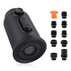 ALEASHA Pull Down Kitchen Faucet Spray Head Replacement, 3-Function Kitchen