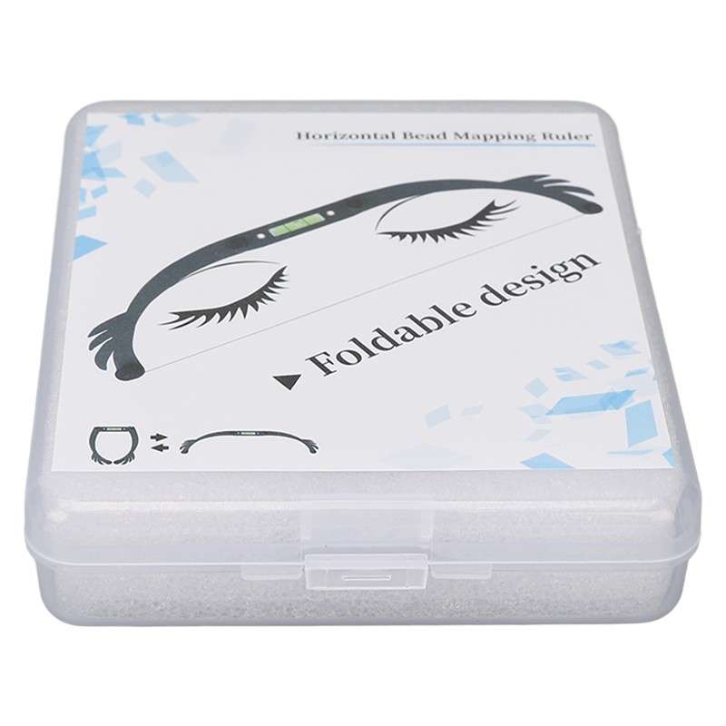 Eyebrow Bow Mapper Foldable Bow Tattoo Line Ruler Reusable Tattoo