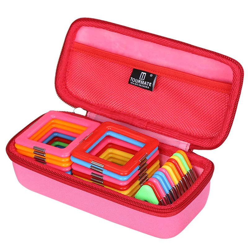 Tourmate Magnetic Tiles Blocks Storage Case for Magformers Basic Set/PicassoTiles/Magna