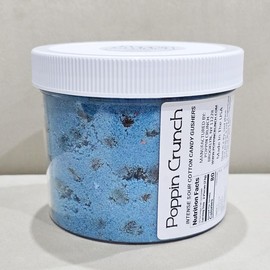 Poppin Crunch Intense Cotton Candy Gushers Candy Snacks 1 LBS - Choice of Sweet or Sour Bonbon Candies Corn Sugar