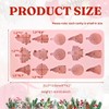 1 Piece Christmas Silicone Chocolate Molds Gnome and Ornament Shape
