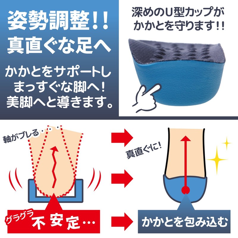 PhoenixSole Half Size Insole (Can be Used in Socks) Shock