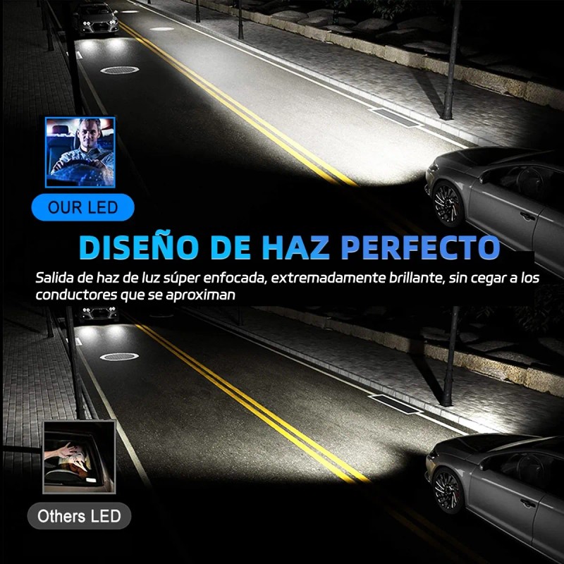 Focos Kits De Faros Led H4 H13 9007 120w Para