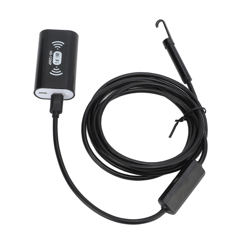 8mm Wifi Industrial Endoscope Inspection Camera 1200P HD Lens IP68