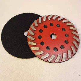 Roxx Tools 7" Spiral Turbo Concrete Grinding Cup 3 Pieces stone travertine smoothing polish