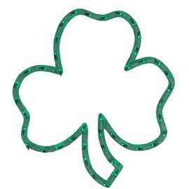 Northlight 17" Lighted St.Patrick's Day Irish Shamrock Window Silhouette Decoration
