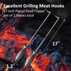 Large 17 inch Pigtail Food Flipper (Set of 2) -