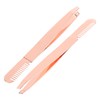 FOMIYES 2sets Tool Women's Precision Eyebrow Tweezers Comb for On-the-go
