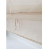 1 tenda a pacchetto con ganci a U, colore bianco,