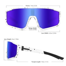 MVPTGRS Youth Baseball Sunglasses for Boys Girls Age 8-14 TR90 Frame Kids Sport Sunglasses for Softball Cycling Baseball Golf
