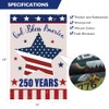250th Anniversary American Garden Flag - Double-Sided Design