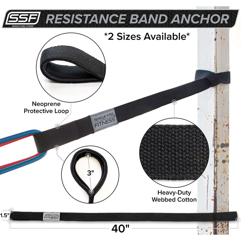 Banda de resistencia y anclaje de tubo (tamaño grande)