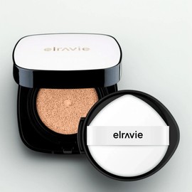Elravie Mela Return Pact Makeup Cushion SPF50+ PA++++, No. 23 Beige Edition main product refill, 1 piece / 엘라비에 멜라리턴 팩트 메이크업 쿠션 SPF50+ PA++++, 23호 베이지에디션 본품 리필, 1개