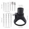 Rotary Multi Tool Cutting Guide Attachment Kit HSS Router Drill