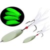 Noctilucent Luminous Fishing Lures Metal Hard Bait Night Glow Sea