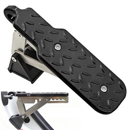 GOEDCH Car Pedal Door Step Foldable: Car Door Pedal with Buffer Cushion, Adjustable, Universal Super Long Car Door Step with 5 Adjustable Angles, Car Door Pedal 250 kg Load Capacity for Most Cars