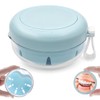 THSTOIC Denture Case & Cup, Travel Retainer Case with Mirror,