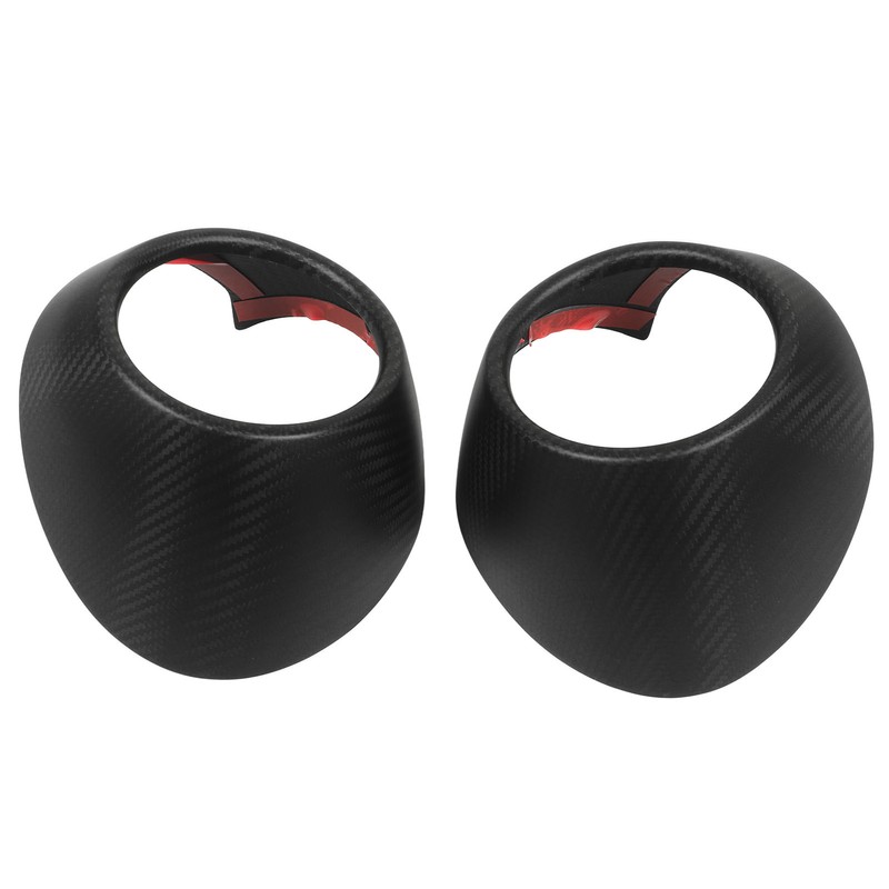 2 Pcs AC Air Vent Trim Dry Carbon Fiber Outlet