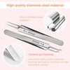 WSYUB Blackhead Tweezers, Pimple Popper Tool,Ingrown Hair Tweezers, Blackhead Extractor