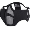 ONETIGRIS 6" Foldable Half Face Mesh Mask with Ear Protection,