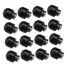 Gatuida 50pcs Hair Scissor Silencers Noise Reduction Accessories for Barbers Salon Hairdressing Tools Black Muffler Sound Dampening Compatible with Various Models