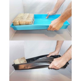 Heavy Duty, Made in USA, 1020 Growing Tray for Garden Seeds, Microgreens, Wheatgrass (with Drain Holes)