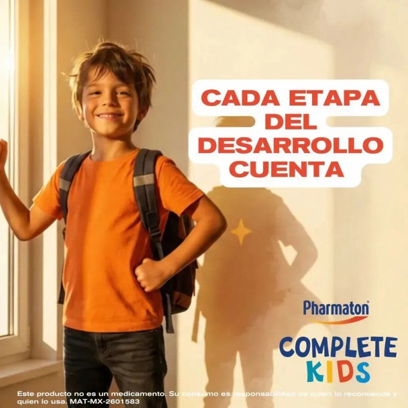 Jarabe Complete Kids Con Lisina 100 Ml Pharmaton Frutas